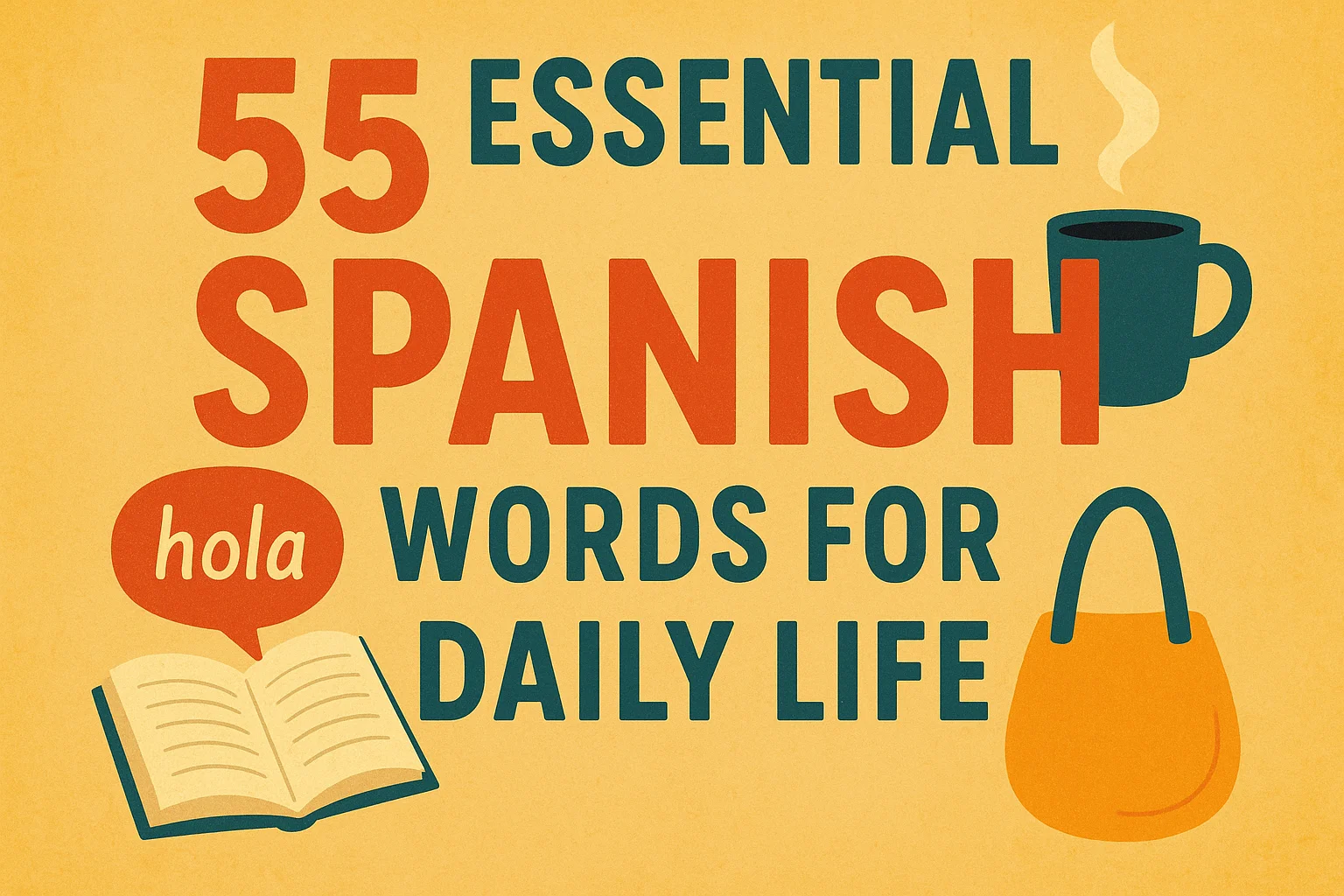 55 Essential Spanish Words for Daily Life