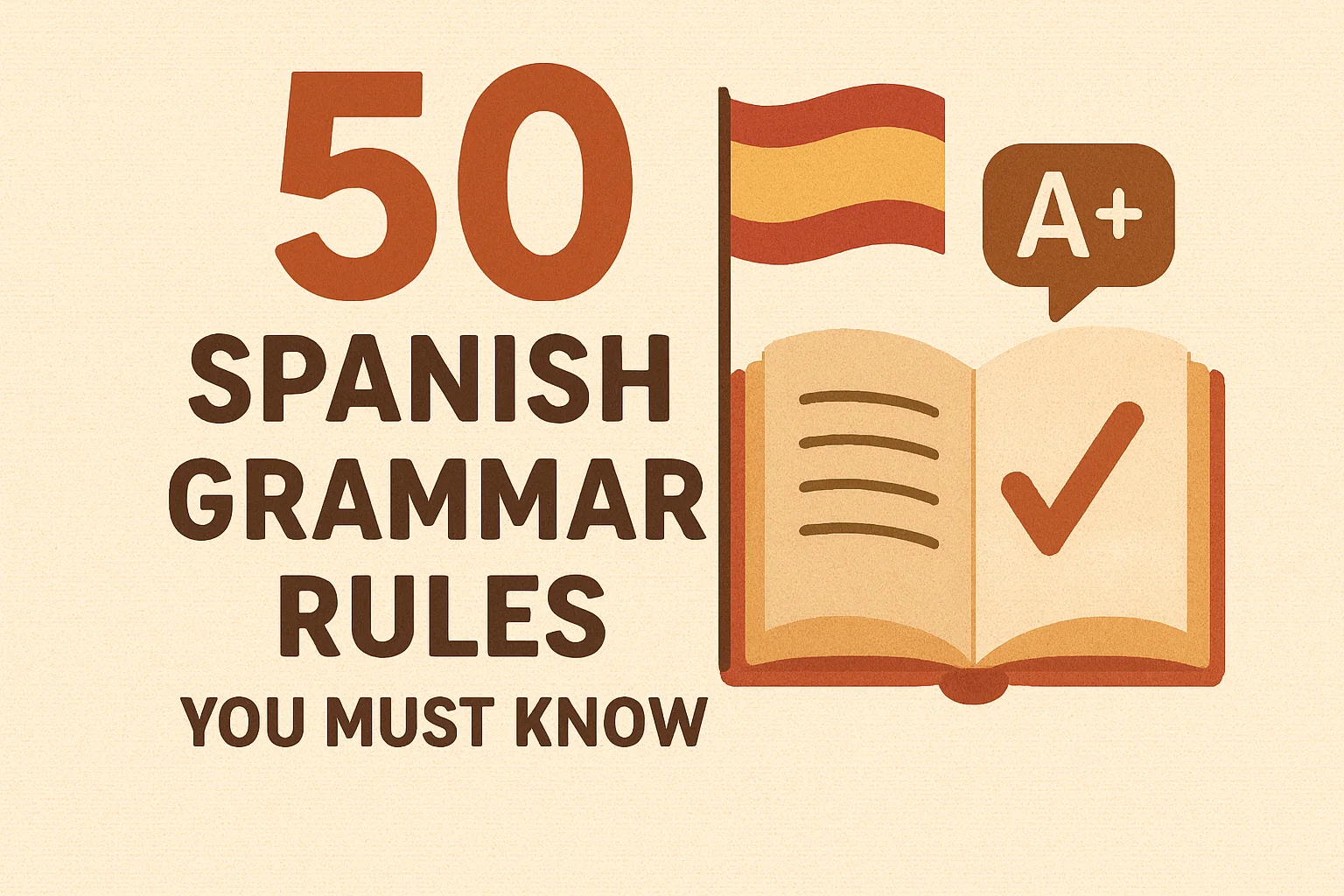 50 Spanish Grammar Rules You Must Know